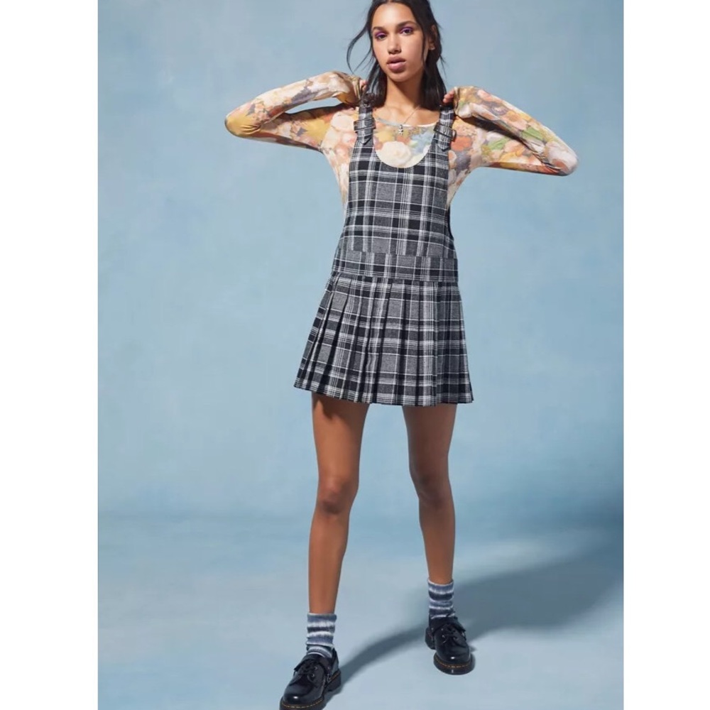 Anna Sui UO Exclusive Plaid Mini Dress